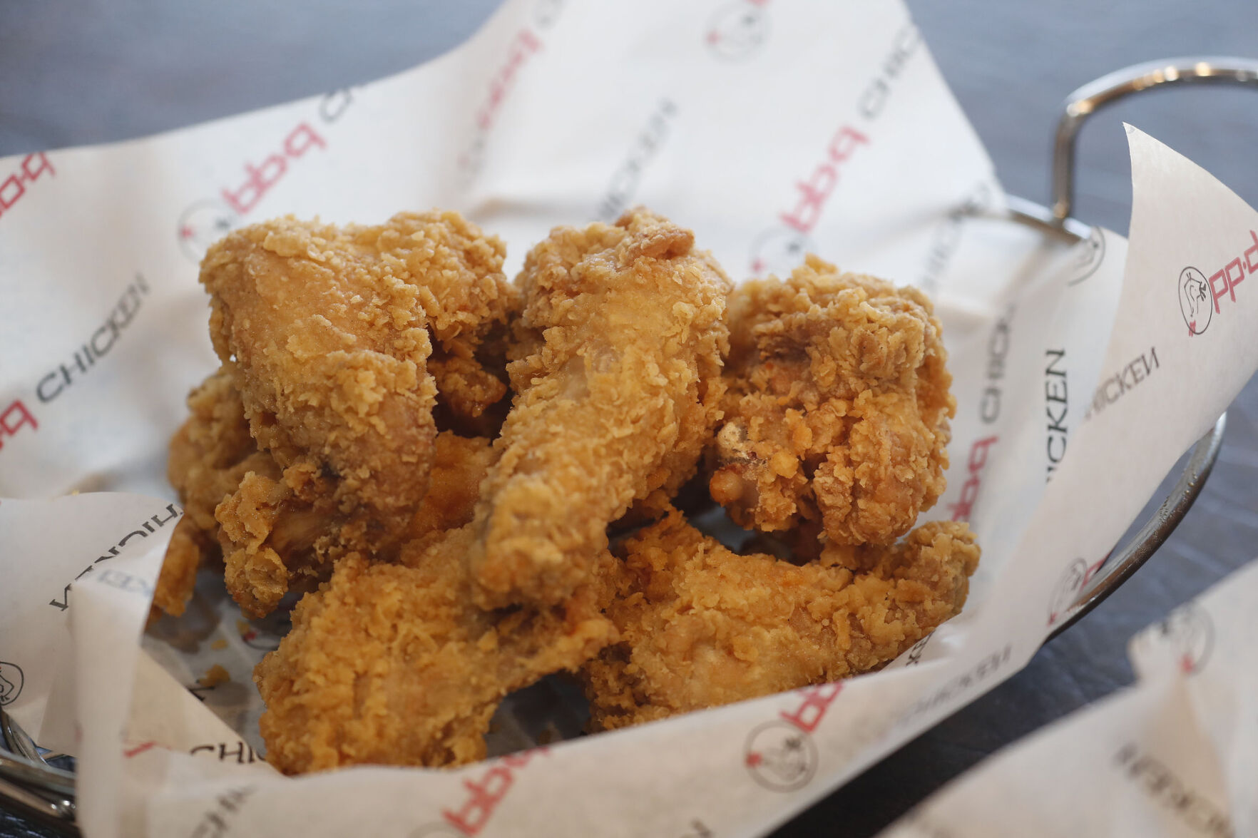 Golden basic Korean fried chicken at bb.q Chicken